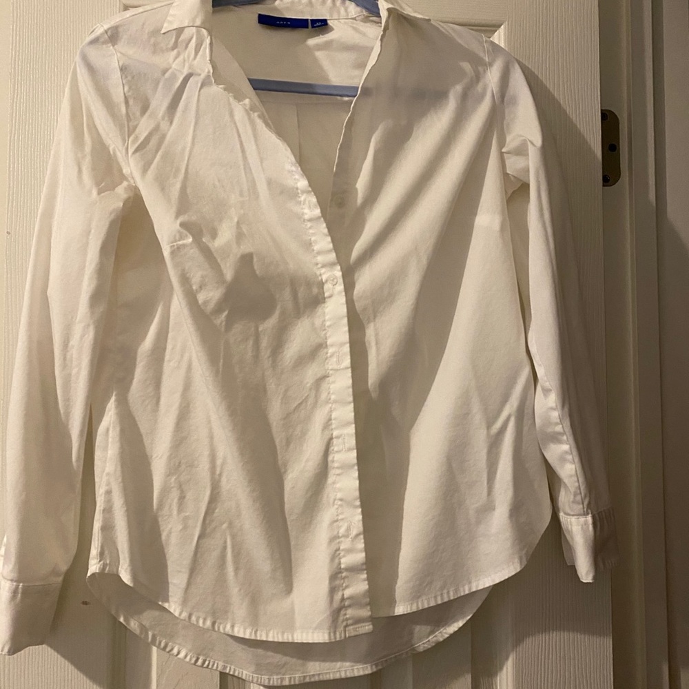 White button down